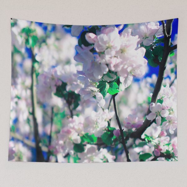 Item preview, white flowers on a tree designed and sold by no-photo.