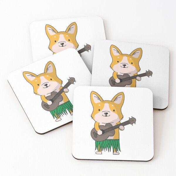 Item preview, Corgi Dog Ukulele Luau Cute Funny Hawaii Gift  designed and sold by EasterJohnson.