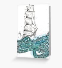 Tallship Greeting Card