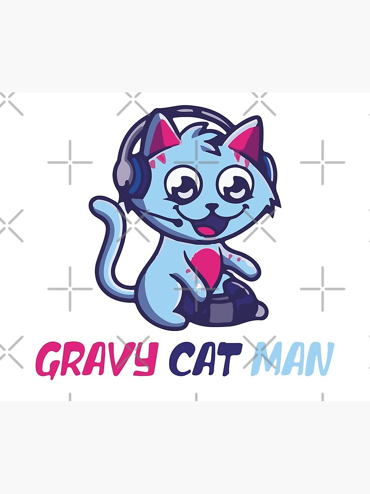 "Gravy Cat Man" Poster by saadbd99 Redbubble