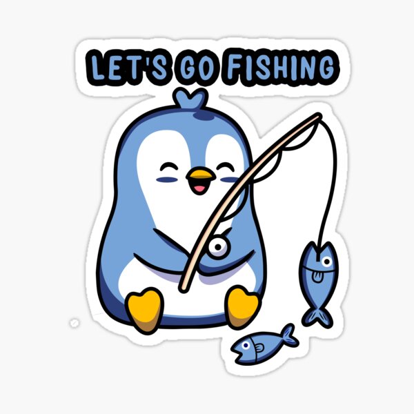 Kids Fishing Stickers for Sale