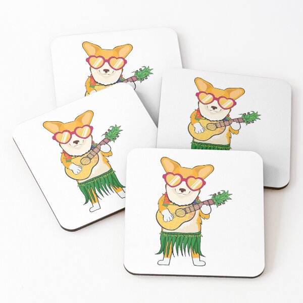 Item preview, Corgi Hawaiian Costume Playing Ukulele Summer Shirt Gifts designed and sold by EasterJohnson.