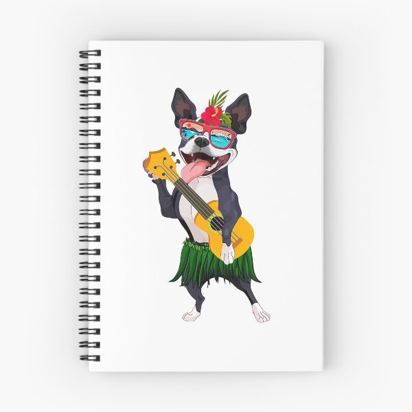 Item preview, Cute Hawaiian Boston Terrier Playing Ukulele Summer Vacation  designed and sold by EasterJohnson.