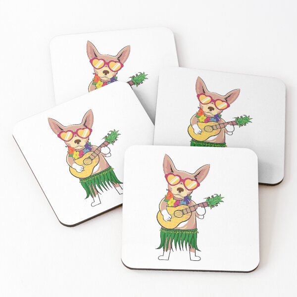 Item preview, Chihuahua Hawaiian Costume Playing Ukulele Summer designed and sold by EasterJohnson.