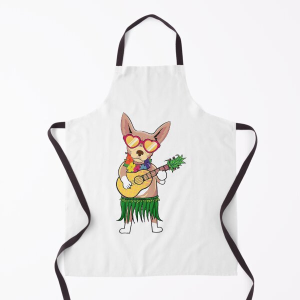 Item preview, Chihuahua Hawaiian Costume Playing Ukulele Summer designed and sold by EasterJohnson.