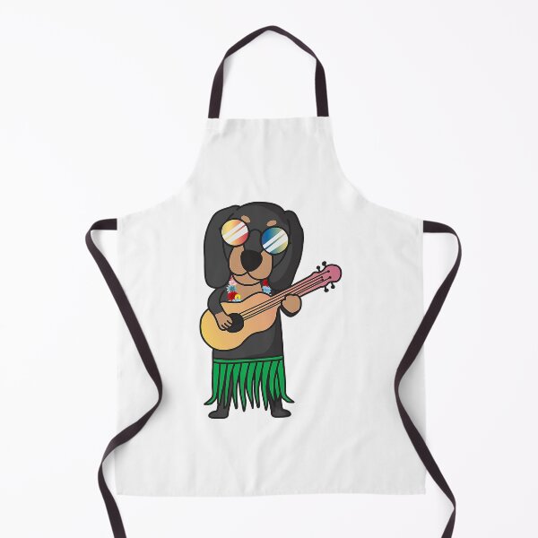 Item preview, Dachshund Dog Ukulele Luau Cute Funny Hawaii Dogs designed and sold by EasterJohnson.