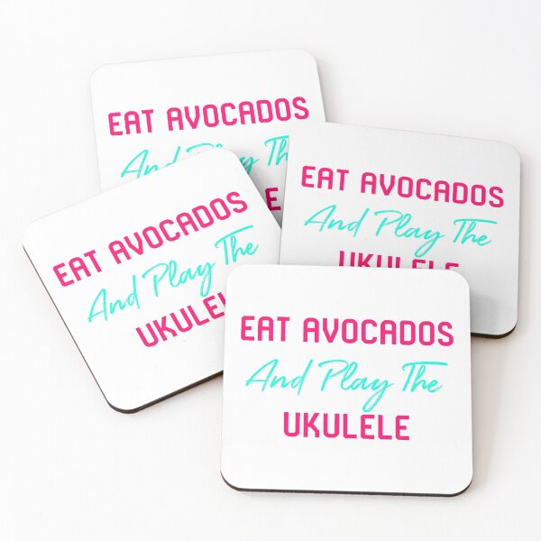 Item preview, Eat Avocados And Play The Ukulele Motivational Ukelele  designed and sold by EasterJohnson.