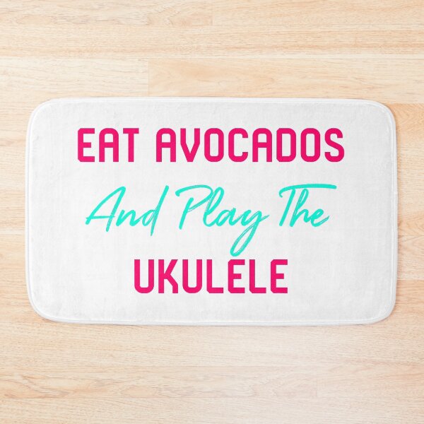 Item preview, Eat Avocados And Play The Ukulele Motivational Ukelele  designed and sold by EasterJohnson.