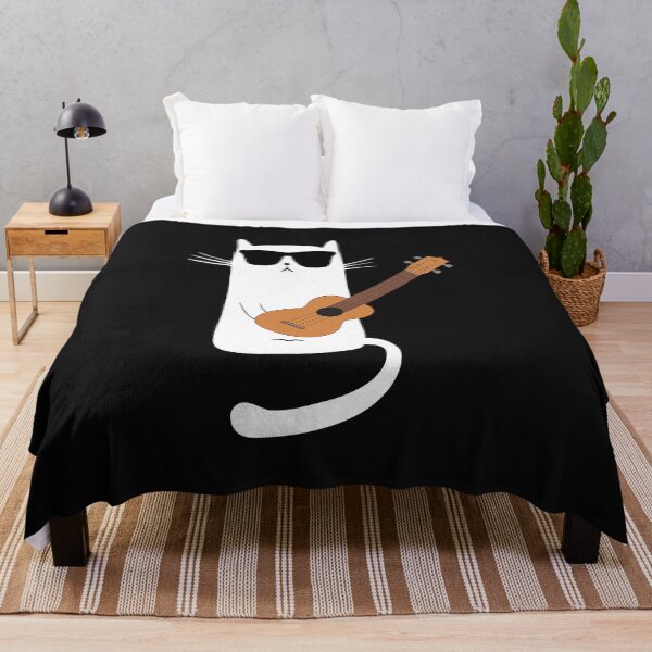 Item preview, Funny Cat Wearing Sunglasses Playing Ukulele  designed and sold by EasterJohnson.