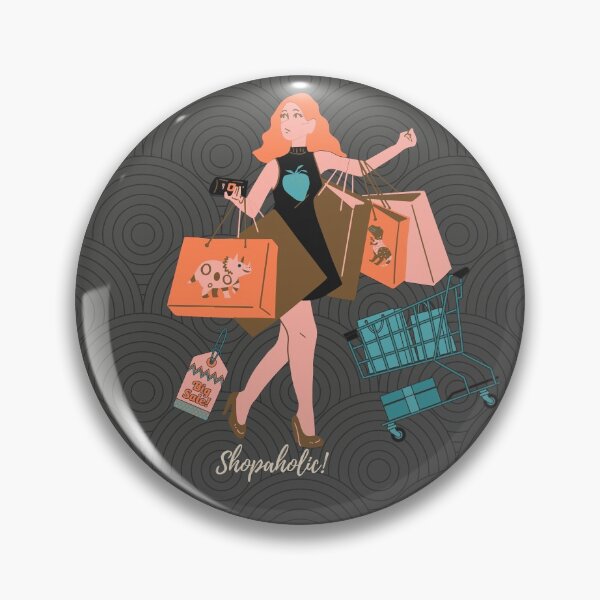 Item preview,  Lady shopping black  designed and sold by MamaMiaomiao.