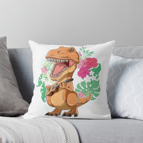 Item preview, Dinosaur Playing Ukulele Hawaiian T-Rex Ukulele Players Tank Top designed and sold by EasterJohnson.