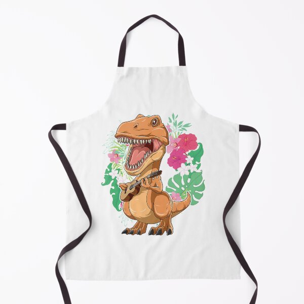 Item preview, Dinosaur Playing Ukulele Hawaiian T-Rex Ukulele Players Tank Top designed and sold by EasterJohnson.
