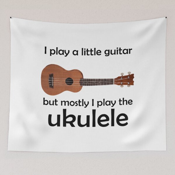 Item preview, Funny Ukulele Pun - Little Guitar designed and sold by EasterJohnson.