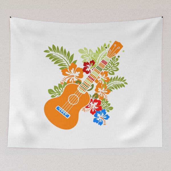 Item preview, Hawaii Floral Uke Ukulele - Flower Aloha Ukulele  designed and sold by EasterJohnson.