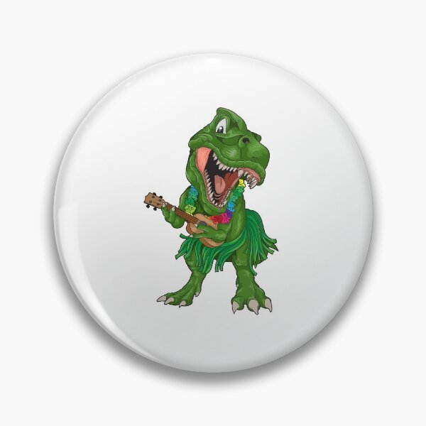 Item preview, Hawaiian T-Rex Playing Ukulele - Dinosaur Funny Gift designed and sold by EasterJohnson.