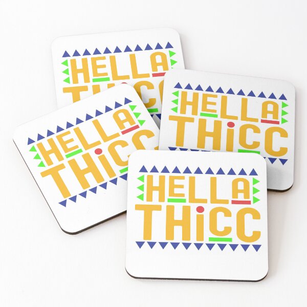 Item preview, Hella Thicc Colourful Design designed and sold by jelly4u.