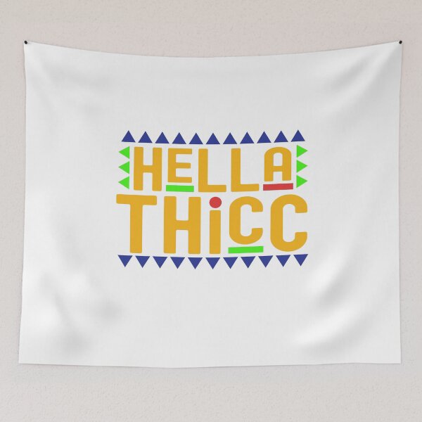 Item preview, Hella Thicc Colourful Design designed and sold by jelly4u.
