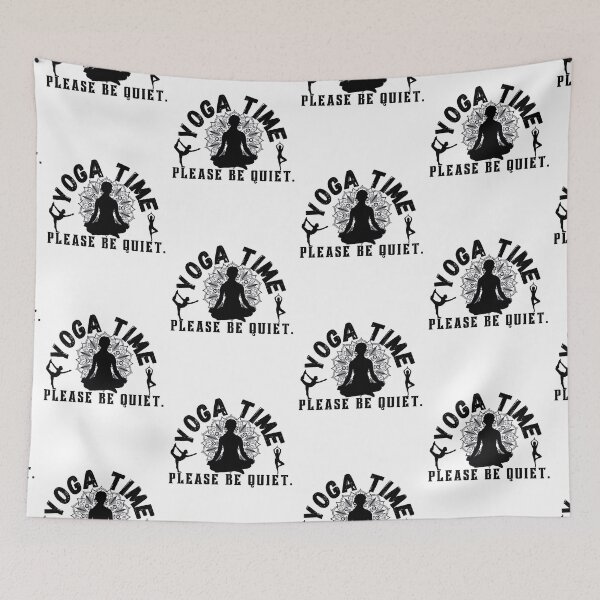 Item preview, yoga time please be quiet designed and sold by ronaldsonou.