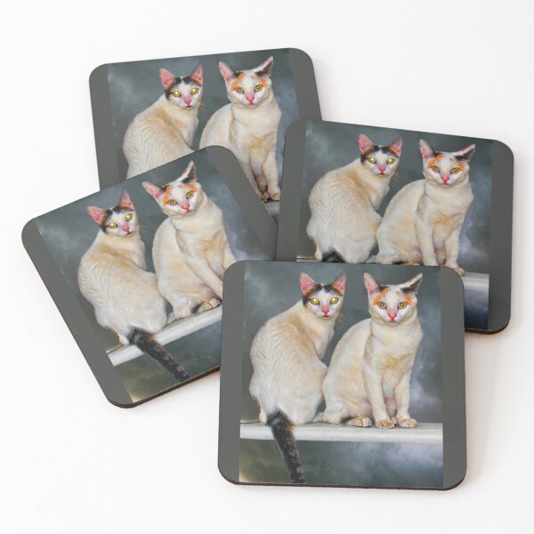 Item preview, A Beautiful Feline Pair designed and sold by alabca.