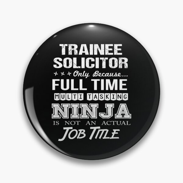Item preview, Trainee Solicitor T Shirt - Multitasking Ninja Job Gift Item Tee designed and sold by oltonomer8.