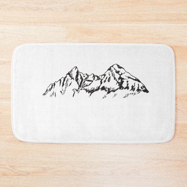 Item preview, Watzmann Mountain Mount Hiking line art sunset  designed and sold by TRIBExSPACE.
