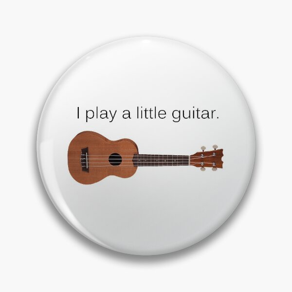 Item preview, I Play a Little Guitar Funny Pun Ukulele Player Gift  designed and sold by JodyLamp.