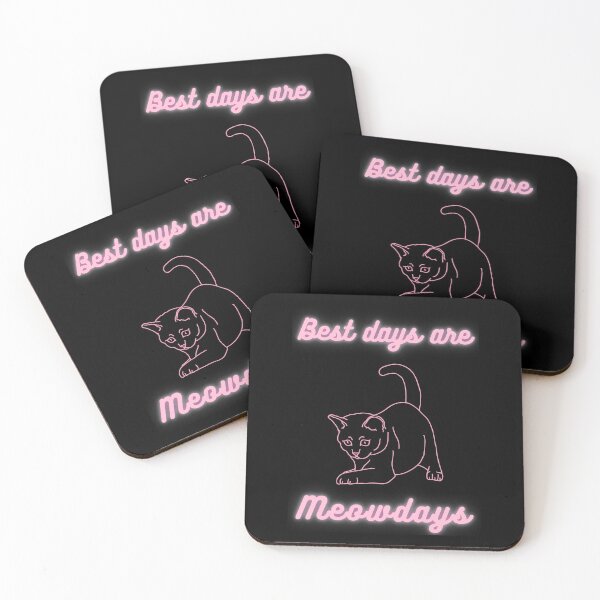 Item preview, best days are meow days designed and sold by Kiramonz.