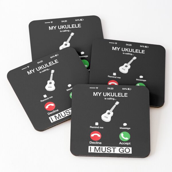 Item preview, My Ukulele Is Calling And I Must Go Funny Phone Screen  designed and sold by JodyLamp.