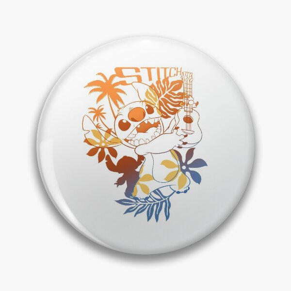 Item preview, Lilo & Stitch Ukulele Floral Mashup designed and sold by JodyLamp.