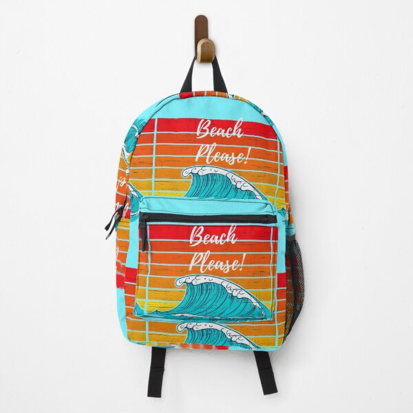 Item preview, Beach Please (with retro sunset.) designed and sold by CristalleLisa.