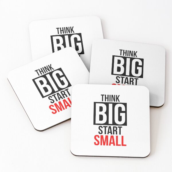 Item preview, Think Big, Start Small designed and sold by VimuDS.