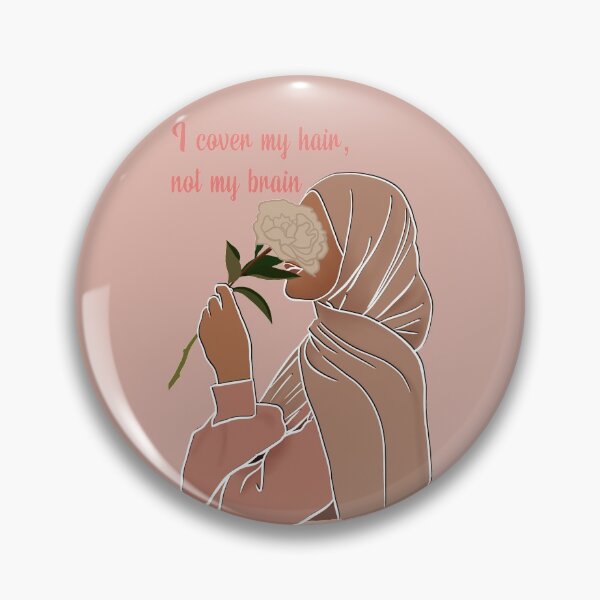 Item preview, I cover my hair not my brain - hijab muslim woman designed and sold by sweet dreamer.