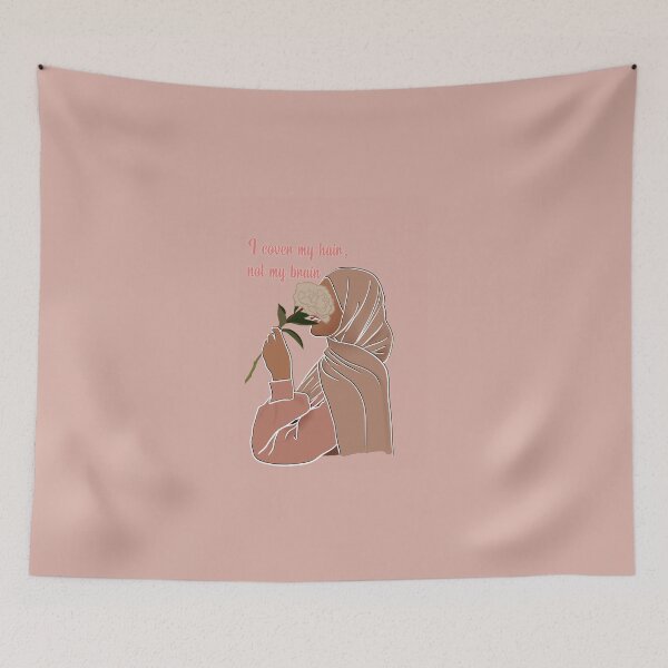 Item preview, I cover my hair not my brain - hijab muslim woman designed and sold by sweet dreamer.