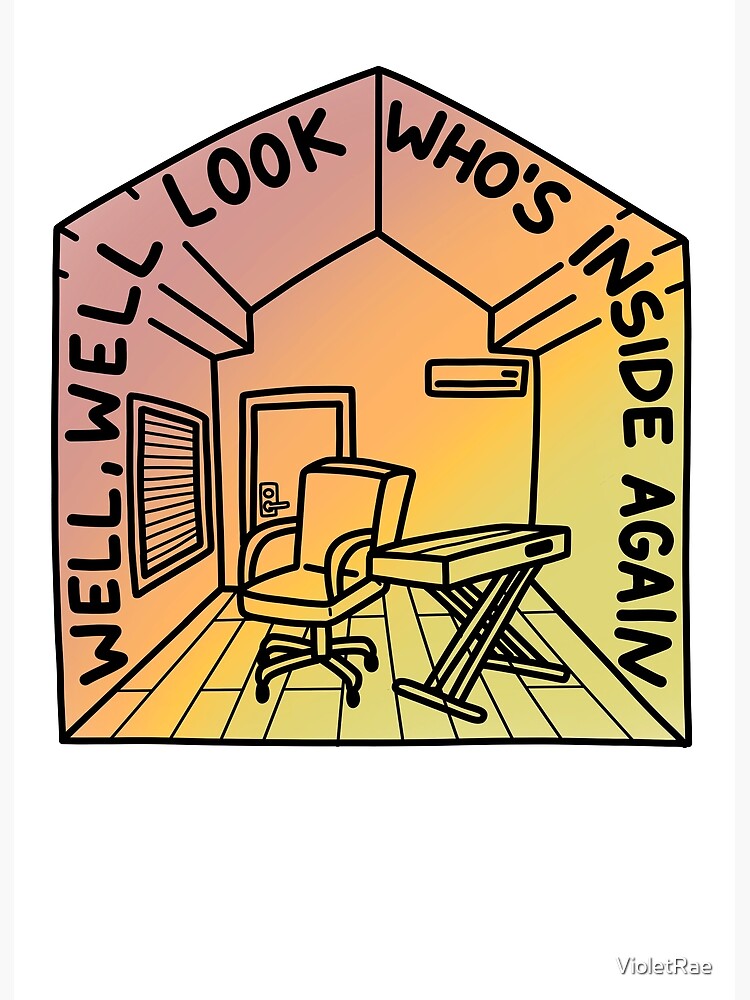 "Well, Well look who's inside again Bo Burnham INSIDE Sunset" Poster