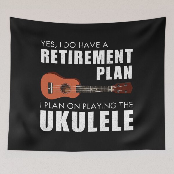 Item preview, Retirement Plan - Ukulele Uke Music Musician Gift  designed and sold by JodyLamp.