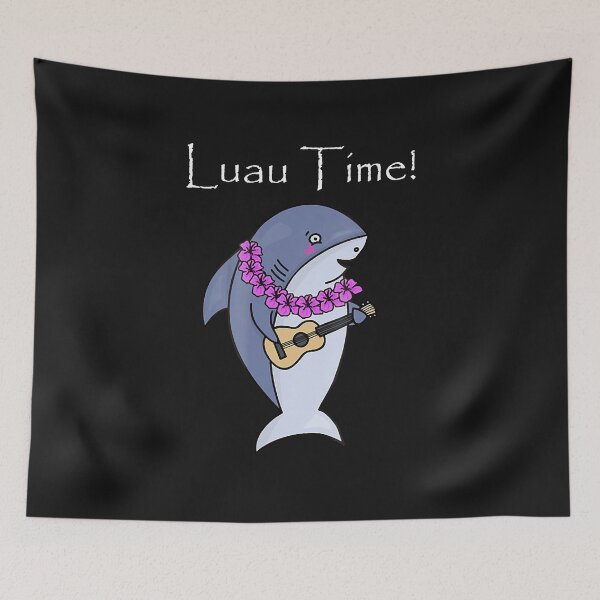 Item preview, Shark Luau Time Ukulele Party  designed and sold by JodyLamp.