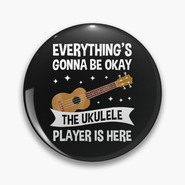 Item preview, The Ukulele Player is Here Ukulele Hawaiian Gift designed and sold by JodyLamp.