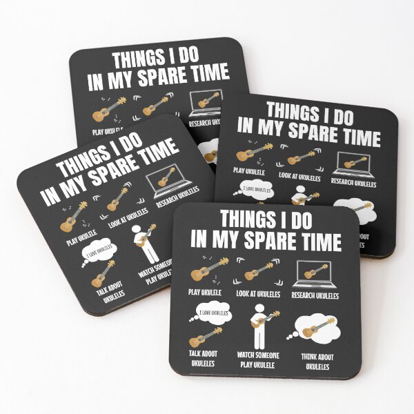 Item preview, Things I Do In My Spare Time Ukulele Player  designed and sold by JodyLamp.