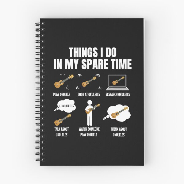 Item preview, Things I Do In My Spare Time Ukulele Player  designed and sold by JodyLamp.