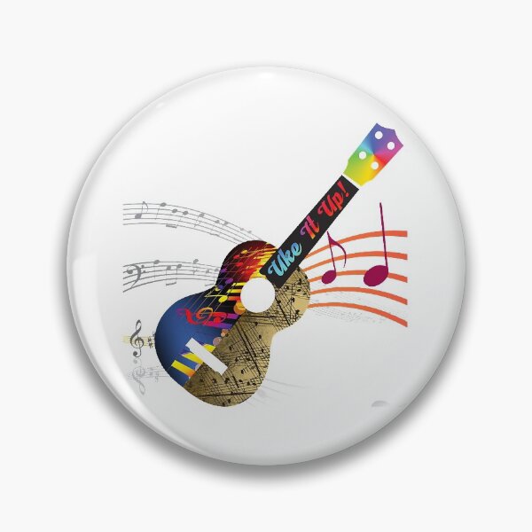 Item preview, Uke It UP with musical notes! Ukulele design  designed and sold by JodyLamp.