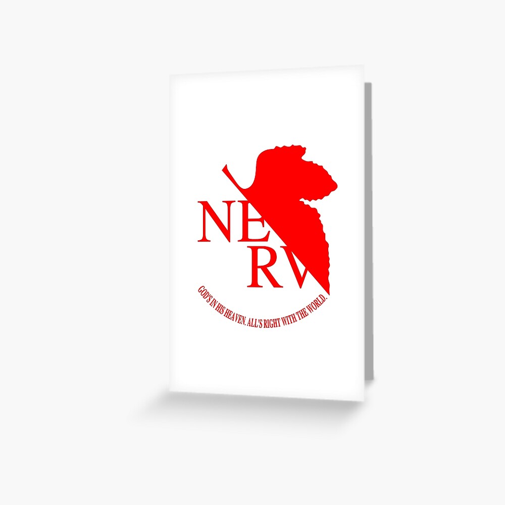 Nerv Logo Neon Genesis Evangelion Art Print By Imposibear Redbubble