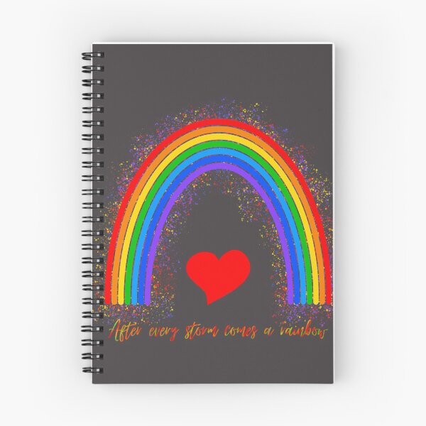 Item preview, Rainbow art- grey background  designed and sold by Ellesinspired.