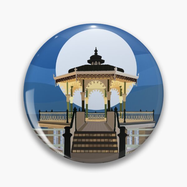 Item preview, Bandstand by Brighton Seafront at Night designed and sold by Twist and Shout.