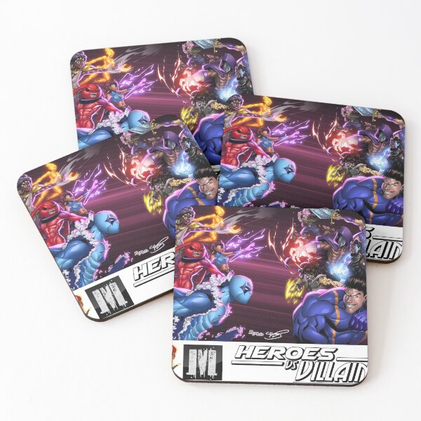 Item preview, Mindless vs TDJ comics Heroes vs Villains designed and sold by Mindlessdesigns.