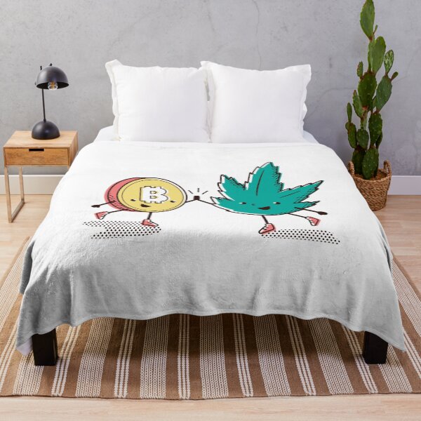 Item preview, Cute funny Bitcoin and weed cannabis cryptocurrency designed and sold by TRIBExSPACE.