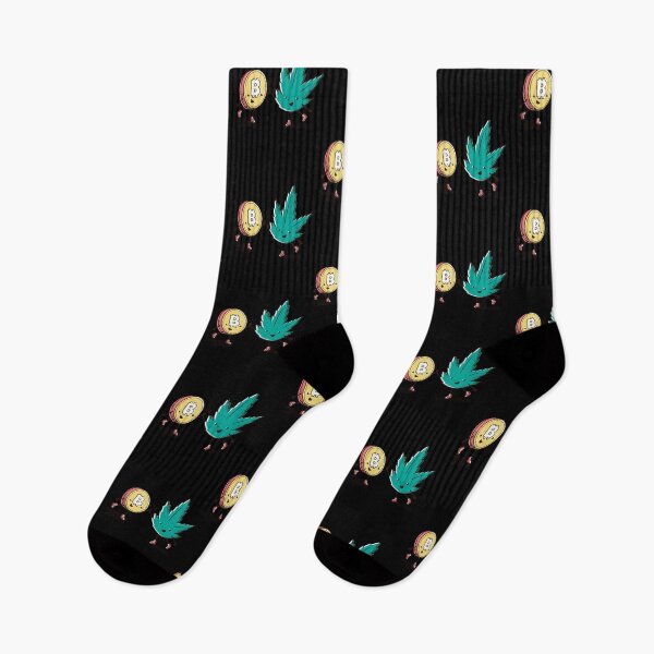 Item preview, Cute funny Bitcoin and weed cannabis cryptocurrency designed and sold by TRIBExSPACE.