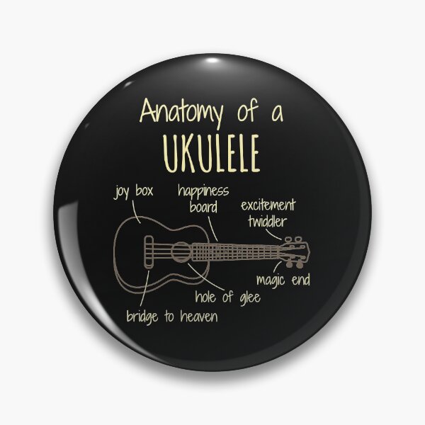 Item preview, Ukulele Anatomy Inspired Uke Lover Related Ukulele Design  designed and sold by JodyLamp.
