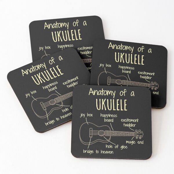Item preview, Ukulele Anatomy Inspired Uke Lover Related Ukulele Design  designed and sold by JodyLamp.