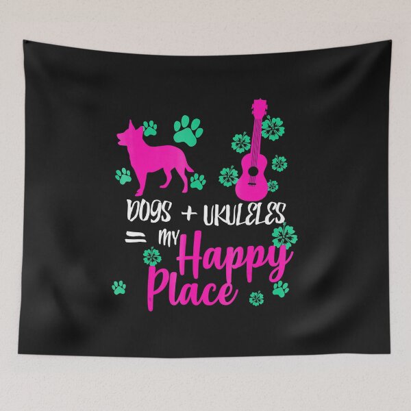 Item preview, Ukulele Dog Lover - Player Musician Gift Ukuleles designed and sold by JodyLamp.