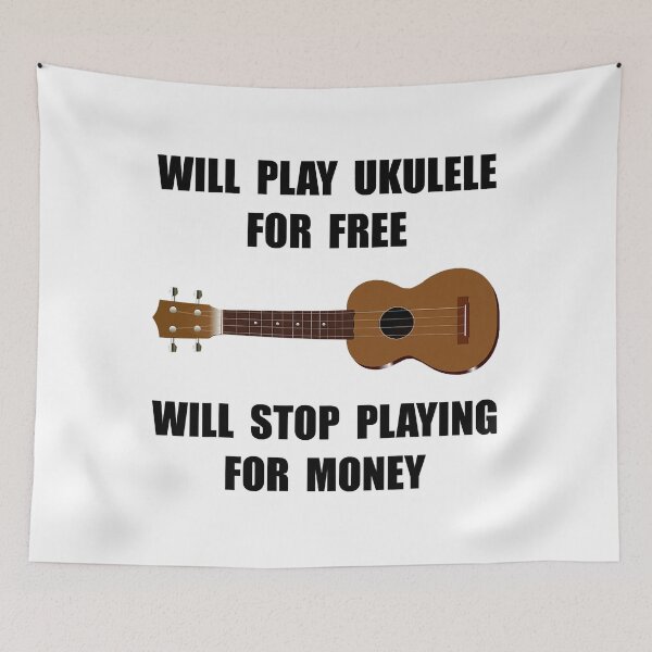 Item preview, Ukulele Playing Funny  designed and sold by JodyLamp.